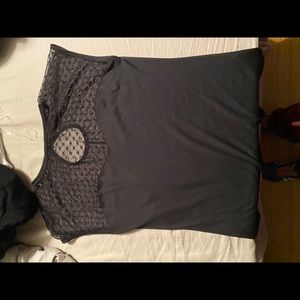 RockSteady heart lace style top